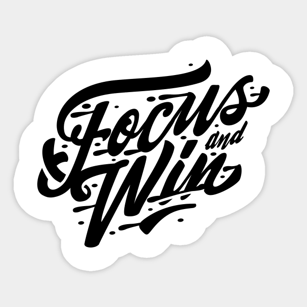 Focus And Win Sticker by MellowGroove